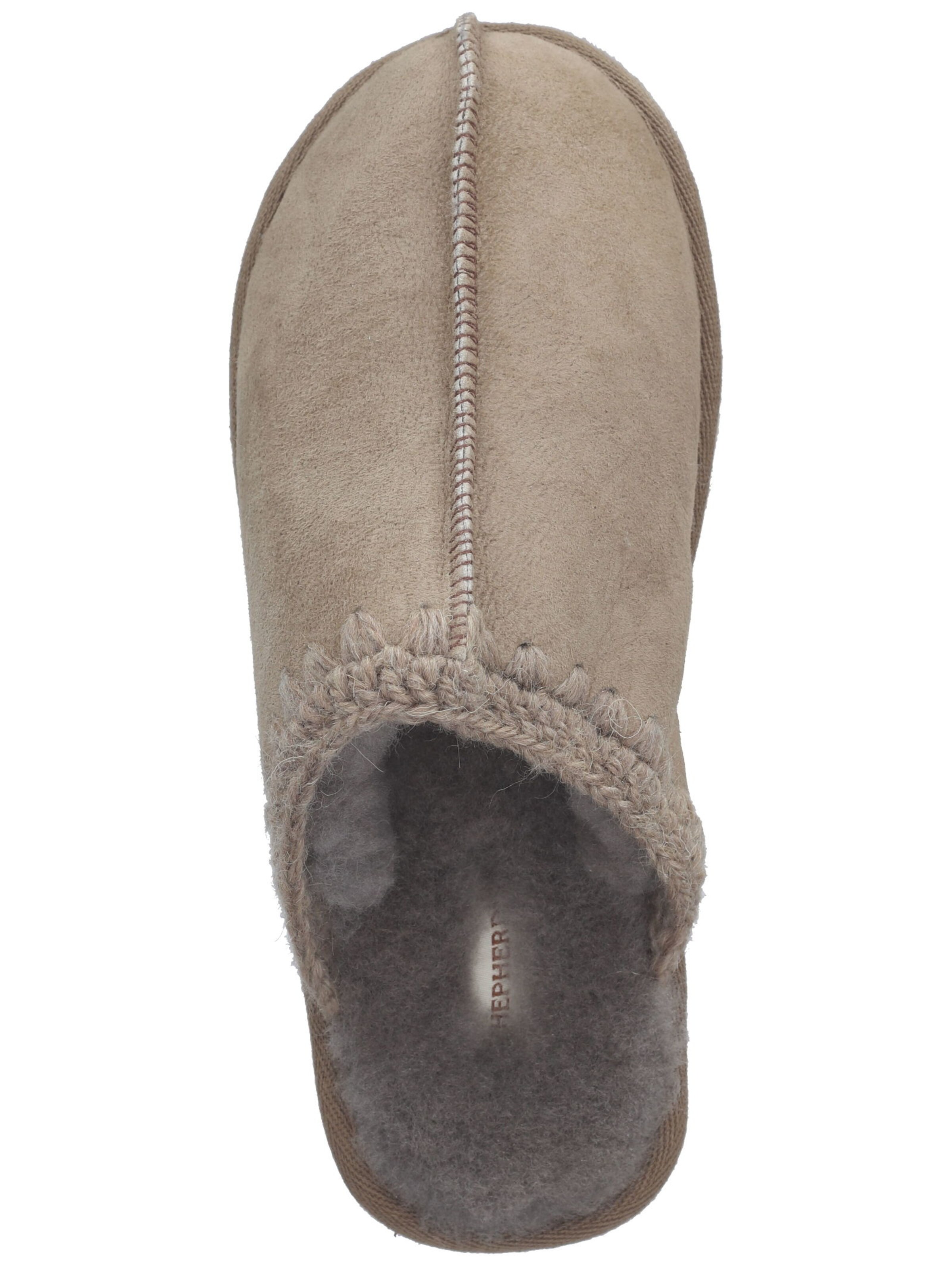 SHEPHERD Hausschuh in Beige