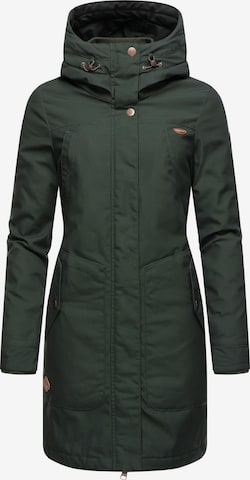 Manteau d’hiver 'Jannisa' Ragwear en vert : devant