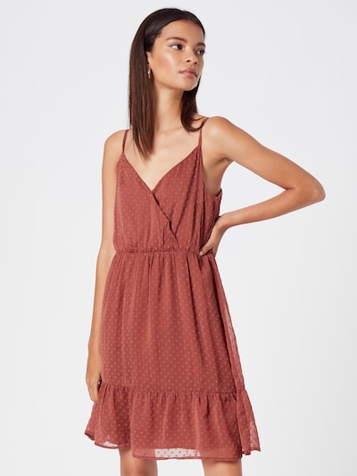 ABOUT YOU Summer Dress 'Emma' in Rusty red, View model