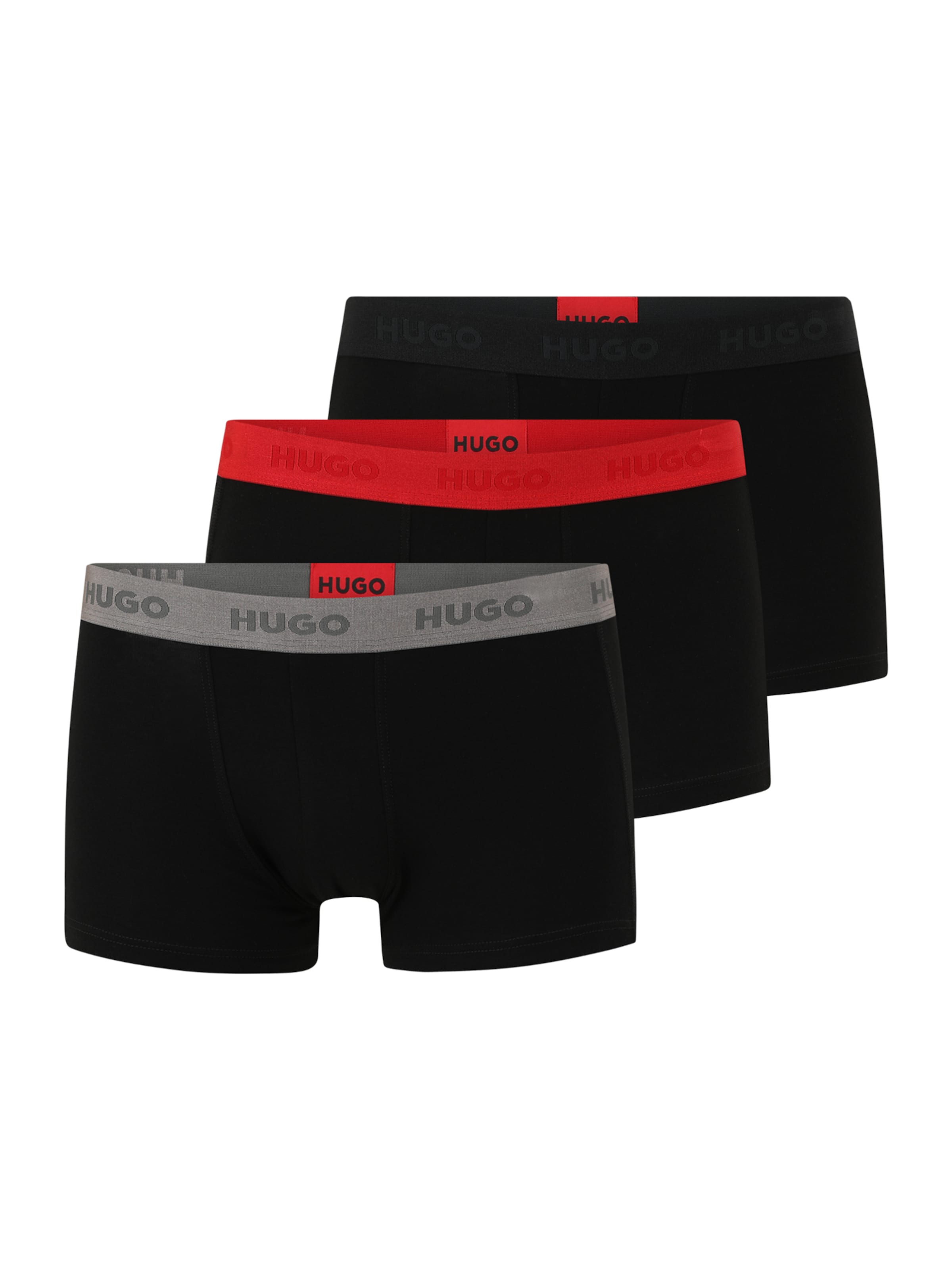 HUGO Boxerky - Čierna: predná strana