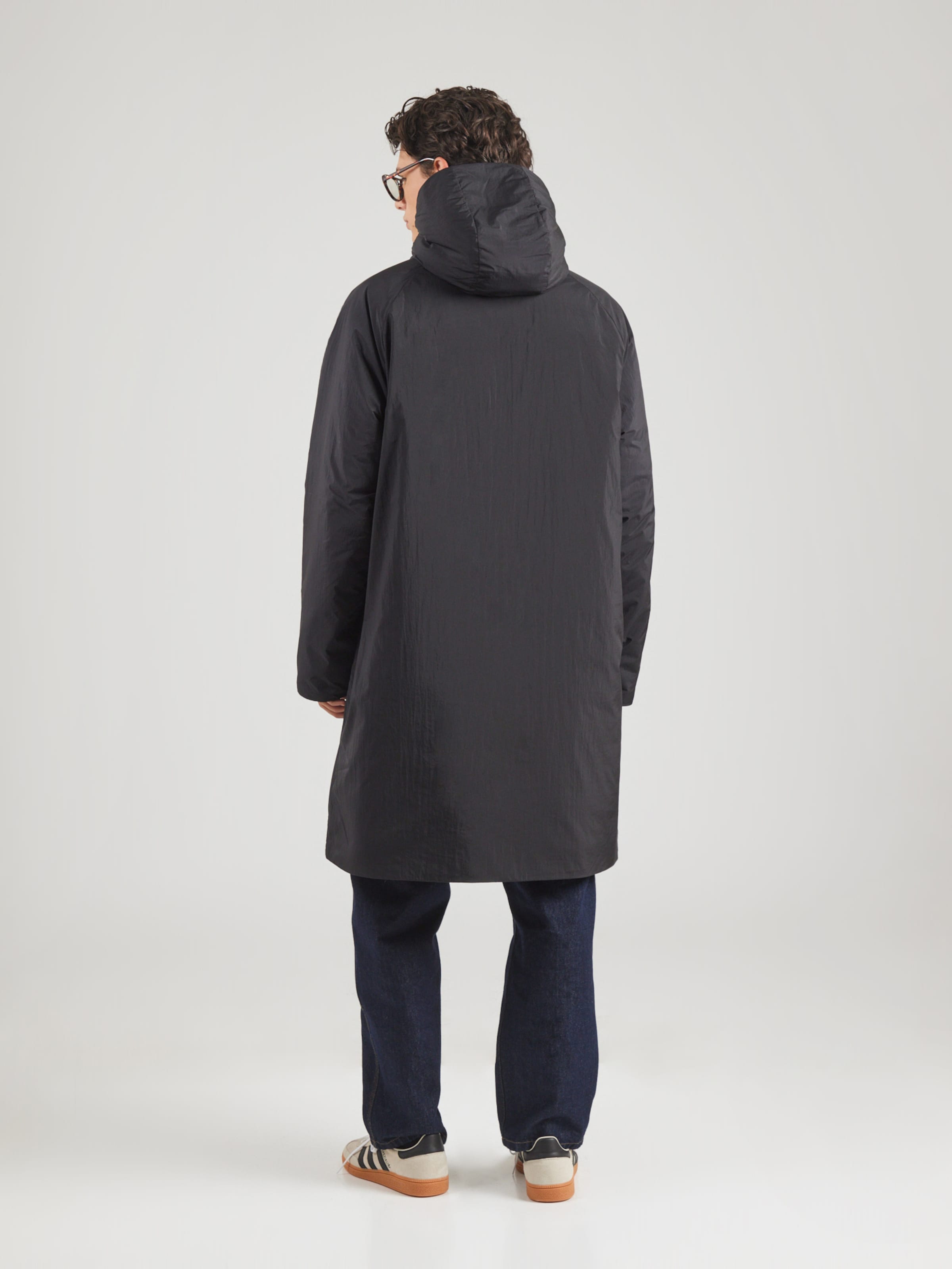 ADIDAS ORIGINALS Parka de primăvară-toamnă 'PREM ESS' pe Negru