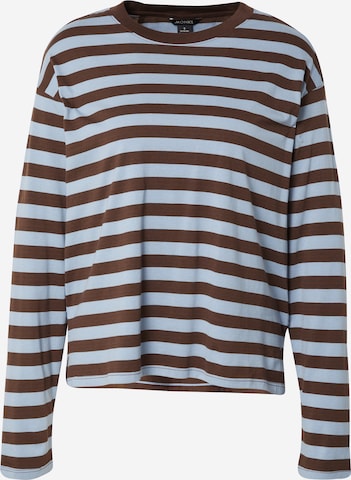 Monki Shirt in Bruin: voorkant