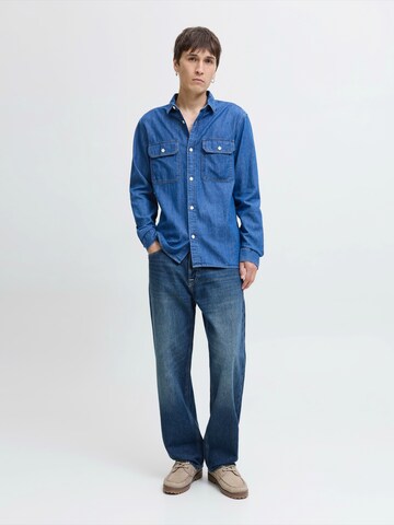 Loosefit Jean 'JJIEDDIE JJORIGINAL AM 769' JACK & JONES en bleu