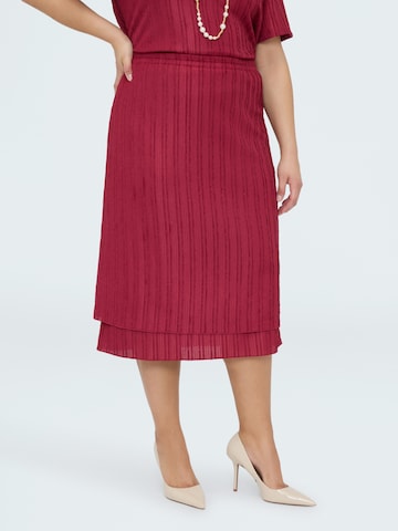 Jupe Fiorella Rubino en rouge