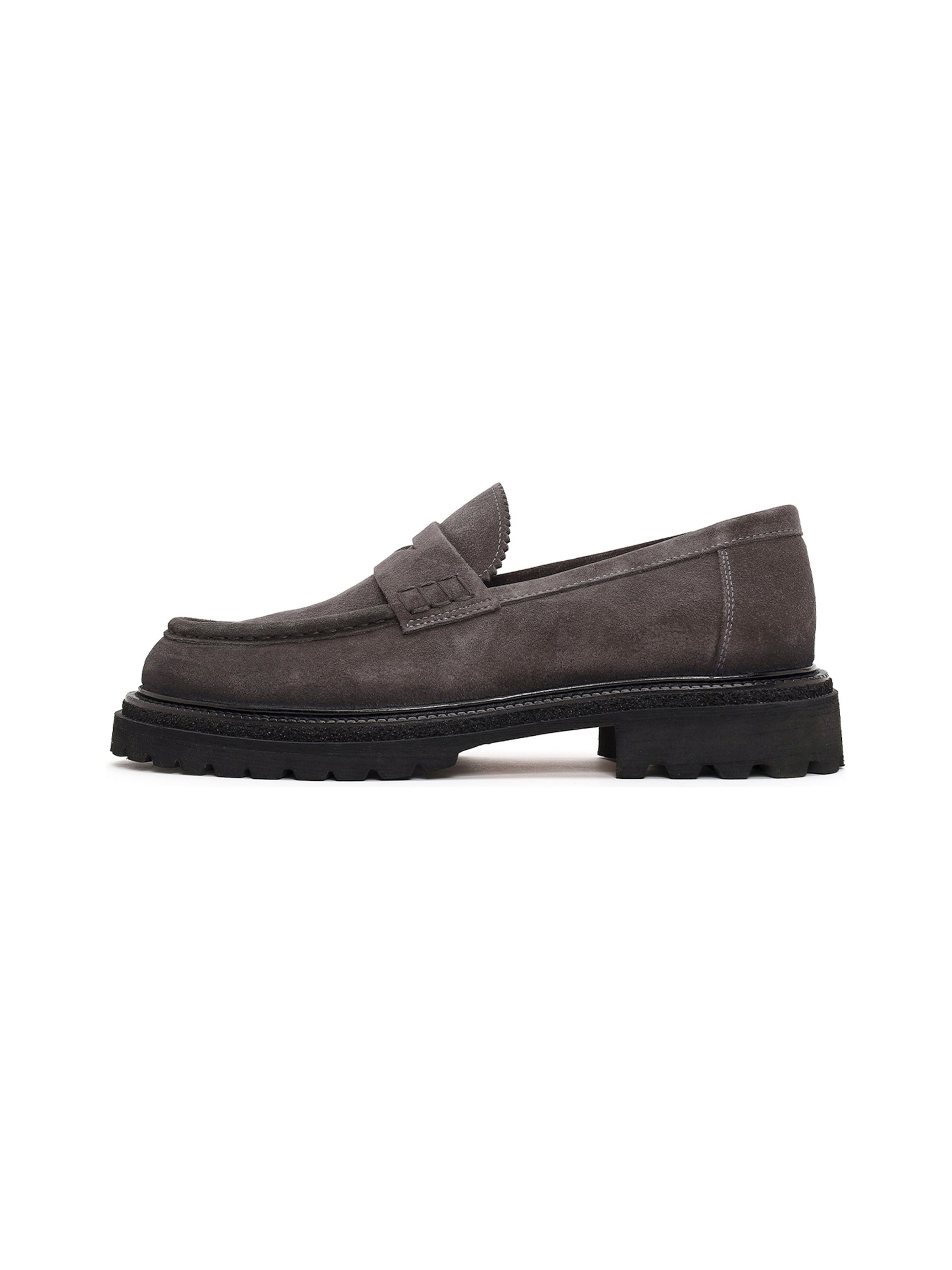 Derimod Slipper – šedá: přední strana