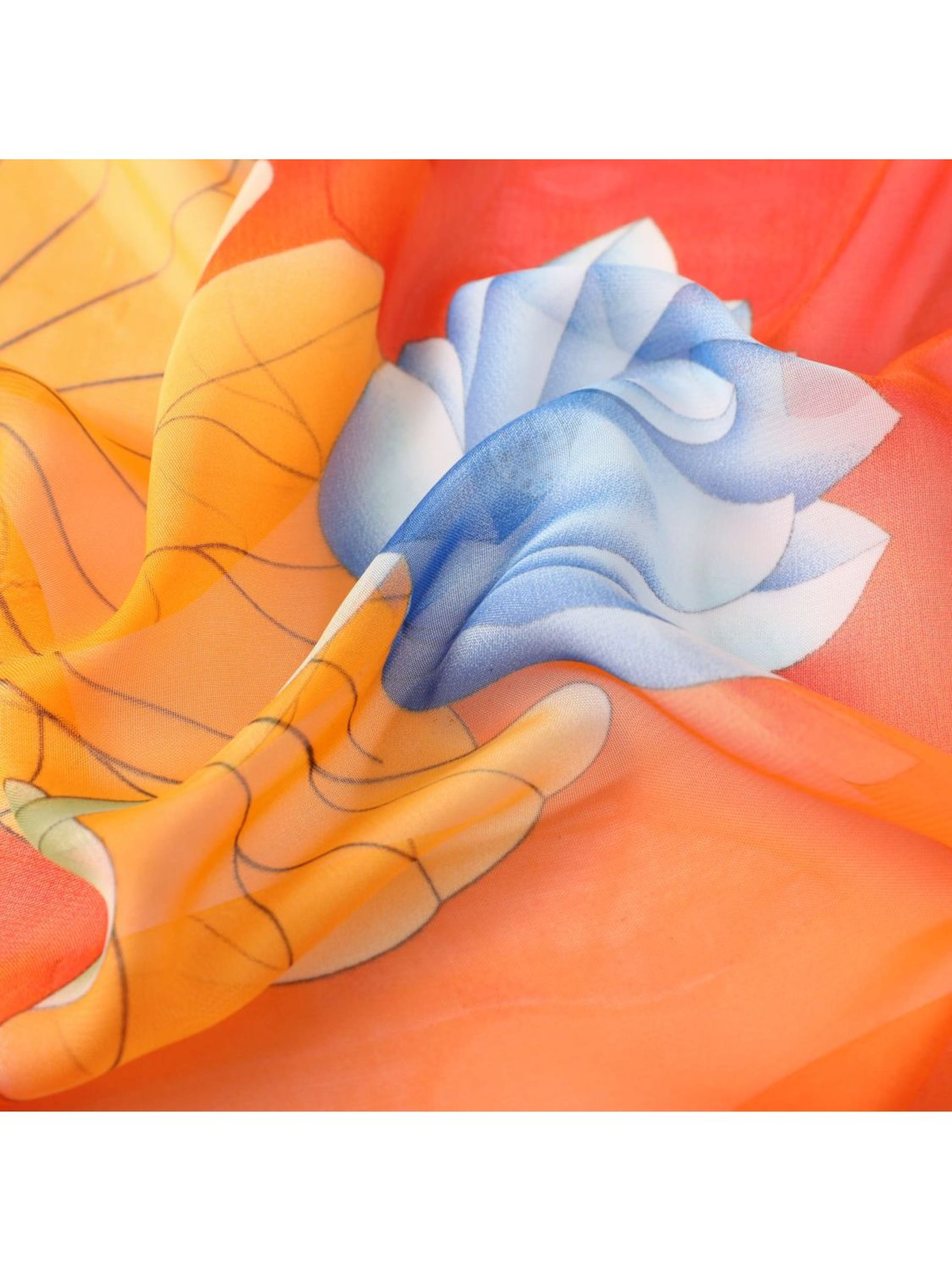 Gonna di alberto cabale in arancione