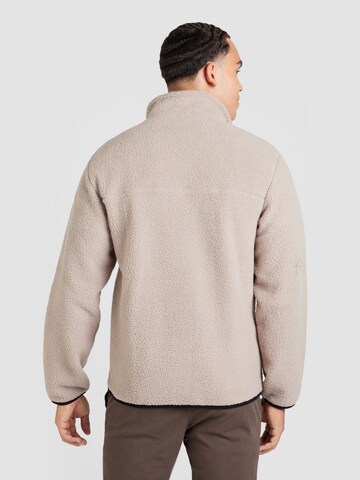 Only & Sons Fleece Jacket 'ONSEMILIO' in Brown