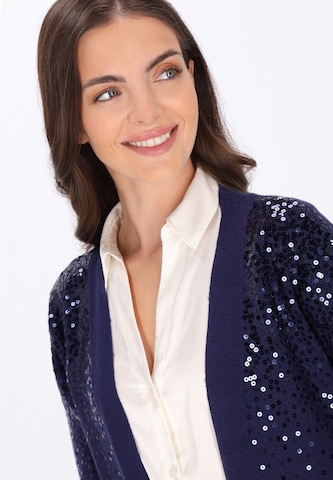 usha BLACK LABEL - Cárdigan en azul