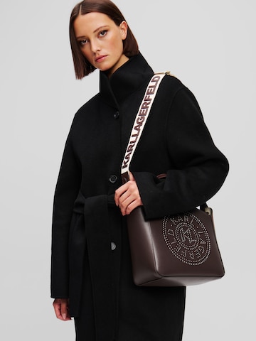 Karl Lagerfeld Handbag in Brown: front
