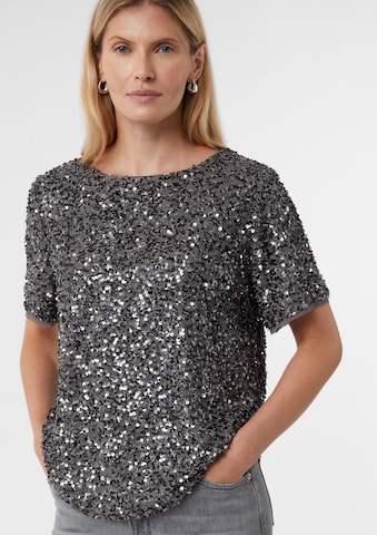 COMMA Blouse in Grey: front