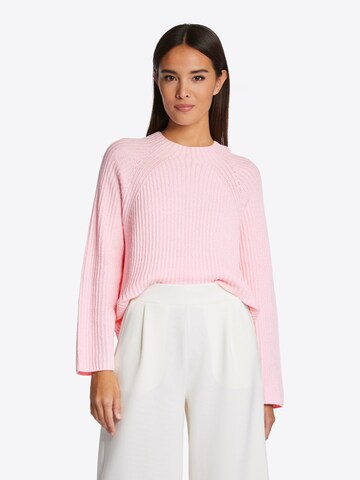 Pull-over Rich & Royal en rose : devant