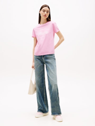 Baskets basses Tommy Jeans en rose