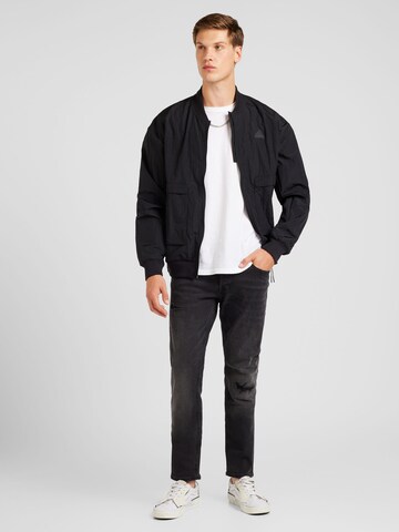 JACK & JONES Štandardný strih Džínsy - Čierna