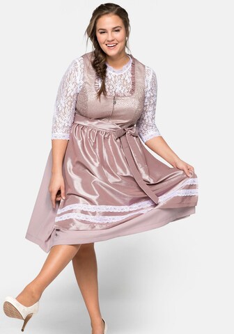 SHEEGO Dirndl in Pink