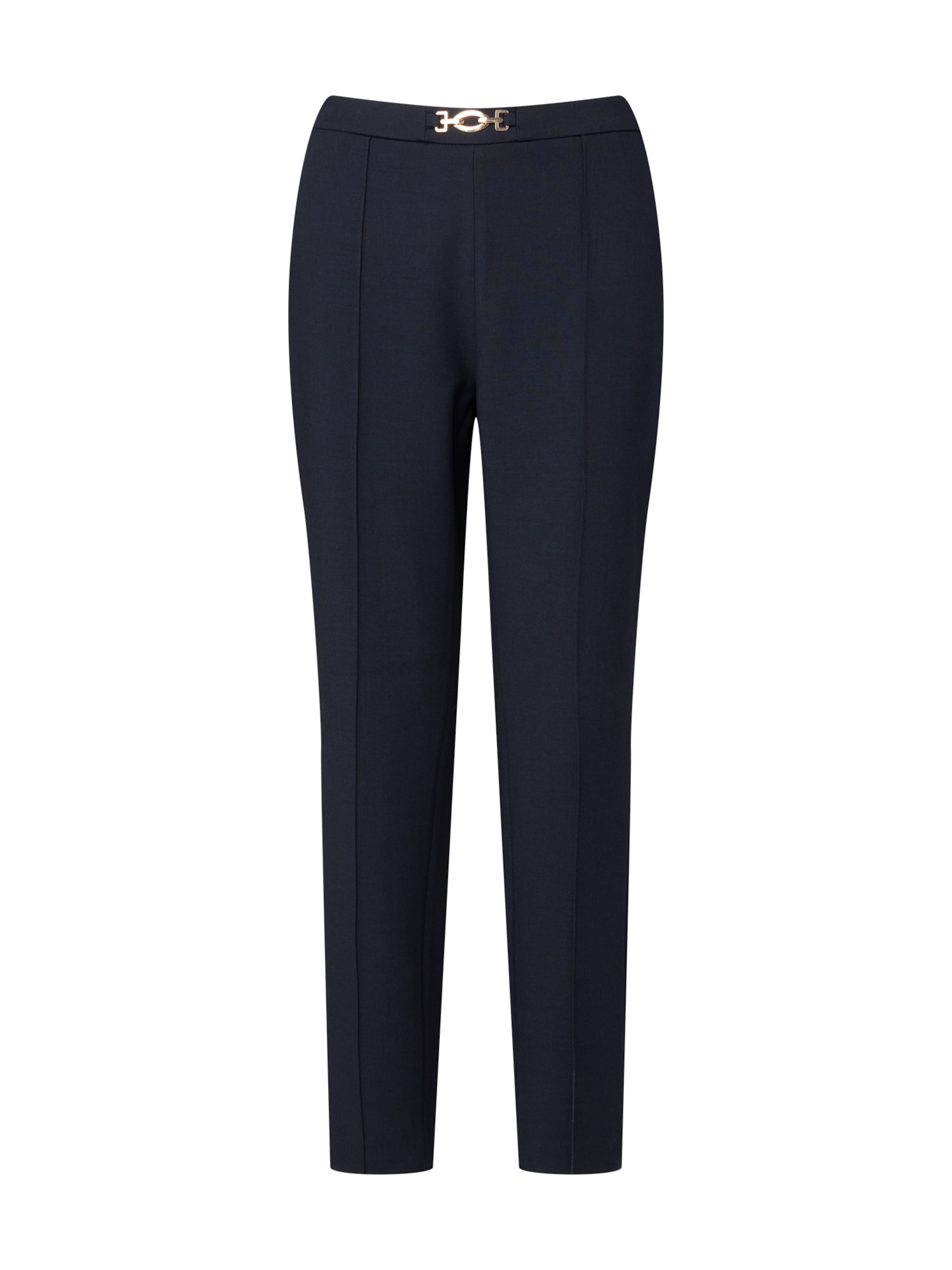 Quiosque Trousers with creases in Blue: front