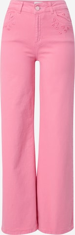 Fabienne Chapot Wide leg Jeans 'Eva' in Pink: front