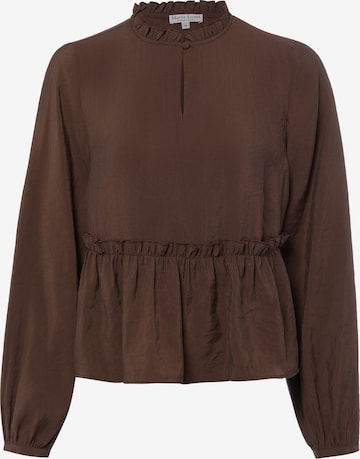 Marie Lund Blouse in Brown: front