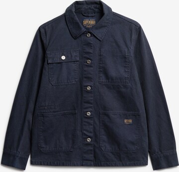 Superdry Between-Season Jacket 'Chore' in Blue: front