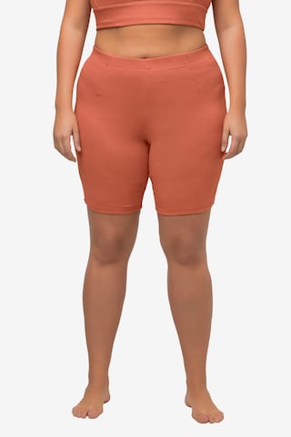 Ulla Popken Skinny Leggings in Oranje: voorkant