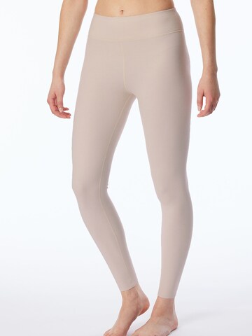 SCHIESSER - Skinny Leggings ' Invisible Soft Warming ' en beige: frente