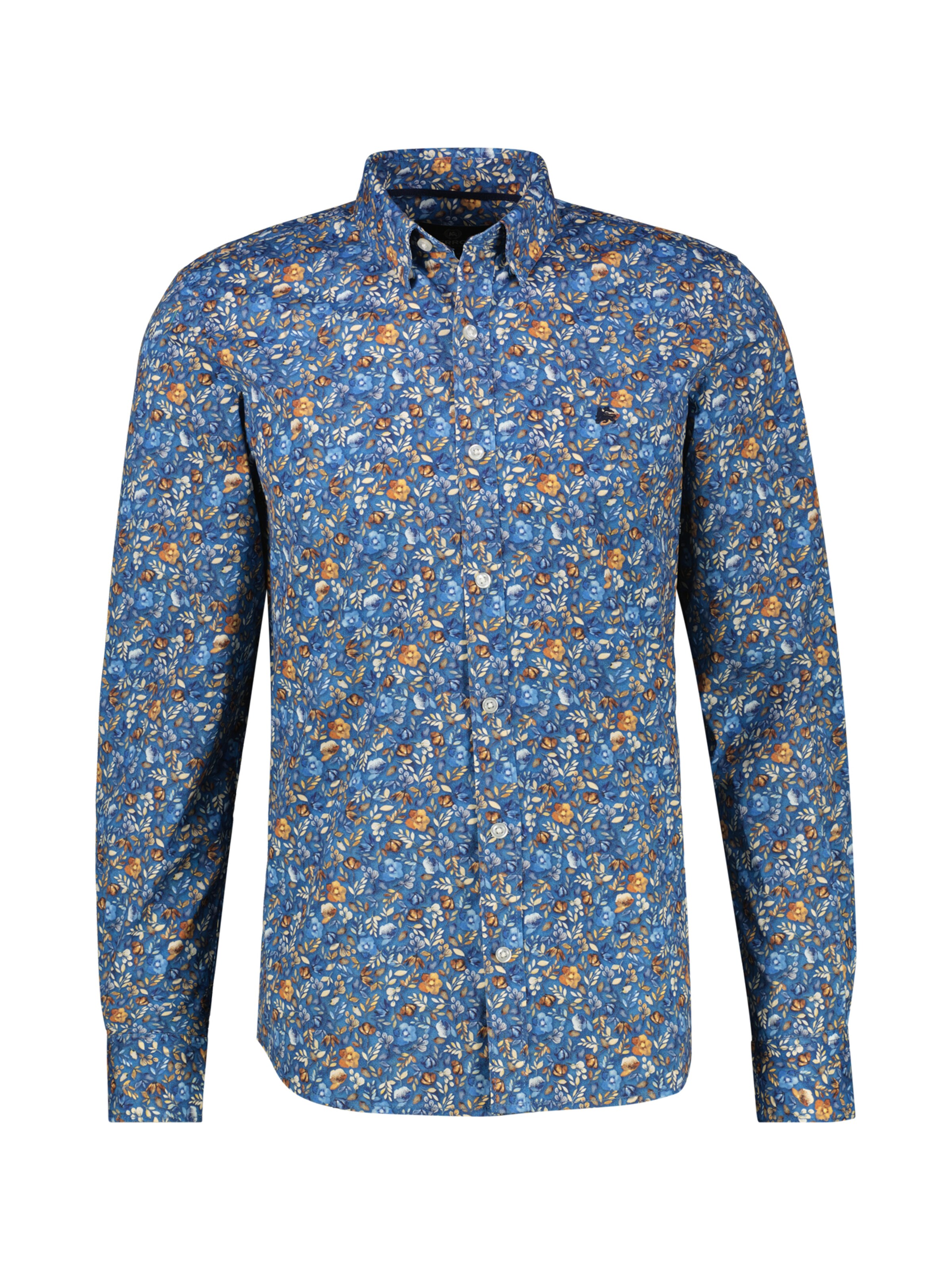 LERROS Regular fit Overhemd in Blauw: voorkant