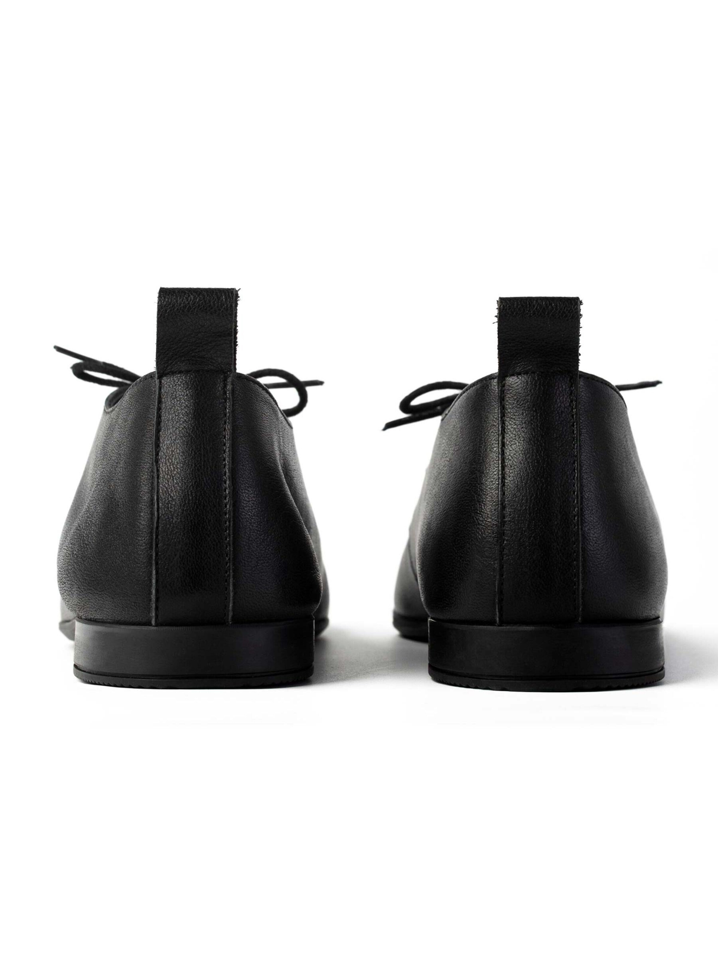 Scarpa stringata 'SUNSETS WE REMEMBER' di L37 HANDMADE SHOES in nero