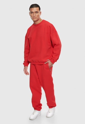 Dropsize Sweatshirt 'Bazix Republiq' in Rot