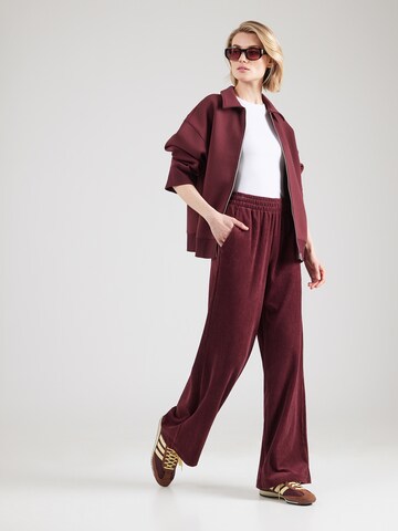 Wide Leg Pantalon 'ESS' ADIDAS ORIGINALS en rouge