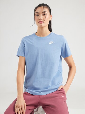 Nike Sportswear Футболка 'Club Essential' в Синий: спереди