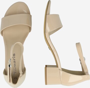 TAMARIS Strap Sandals in Beige