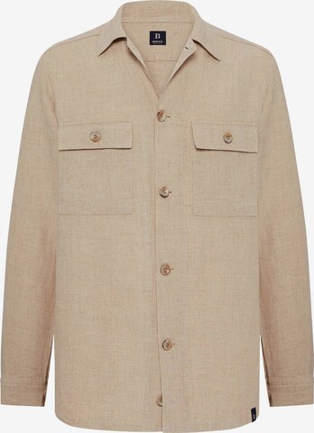 Boggi Milano Between-Season Jacket 'Camp' in Brown: front