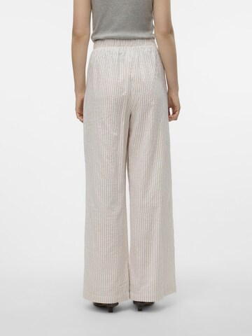VERO MODA Wide leg Broek in Beige