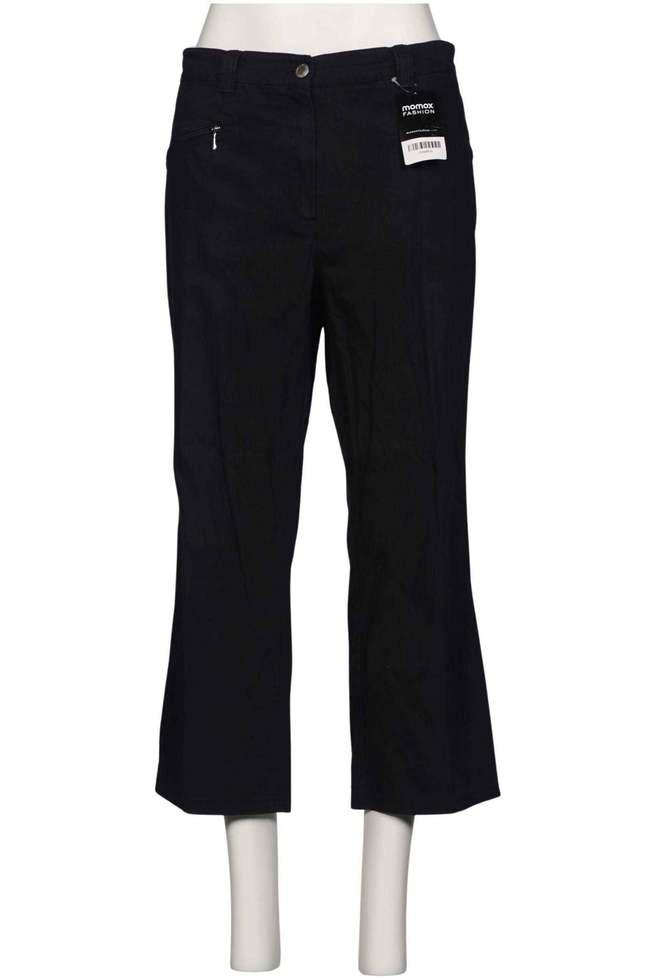 Ulla Popken Pants in XXXL in Black: front