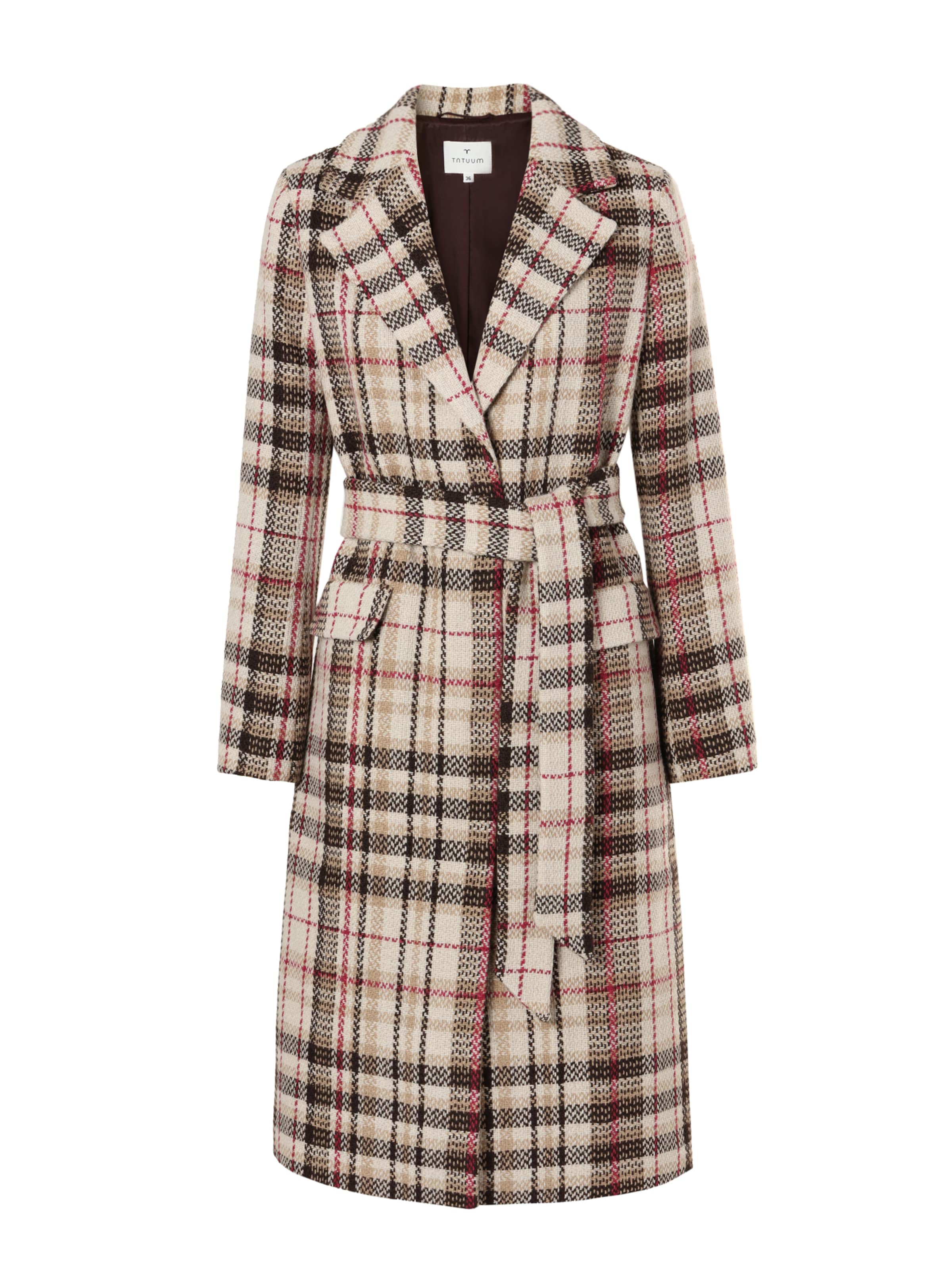 Cappotto di mezza stagione 'SILANA' di TATUUM in beige: frontale