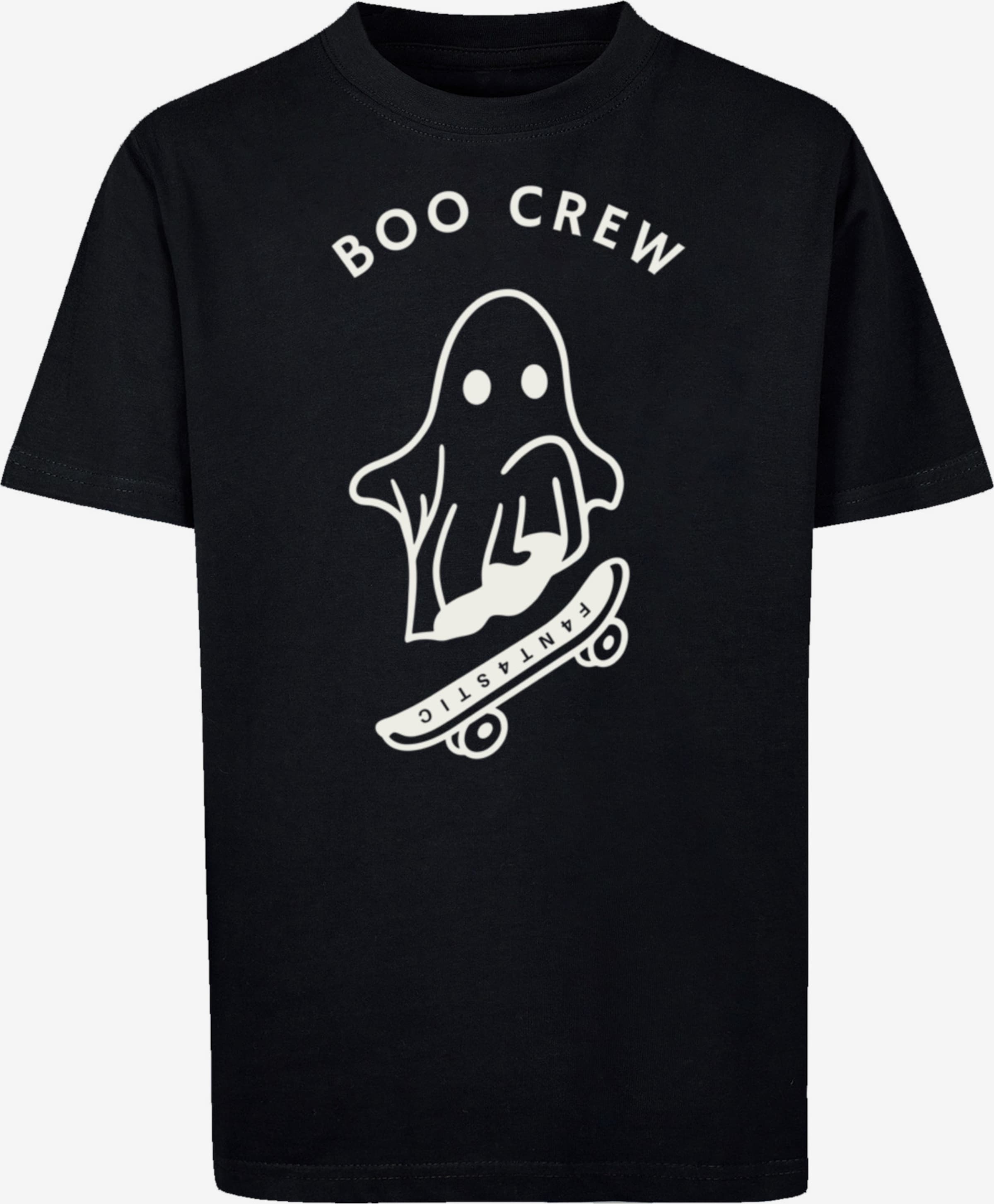 F4NT4STIC T-Shirt 'Boo Crew Halloween' in Schwarz | ABOUT YOU