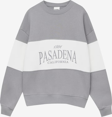 Pull&Bear Sweatshirt in Grau: predná strana