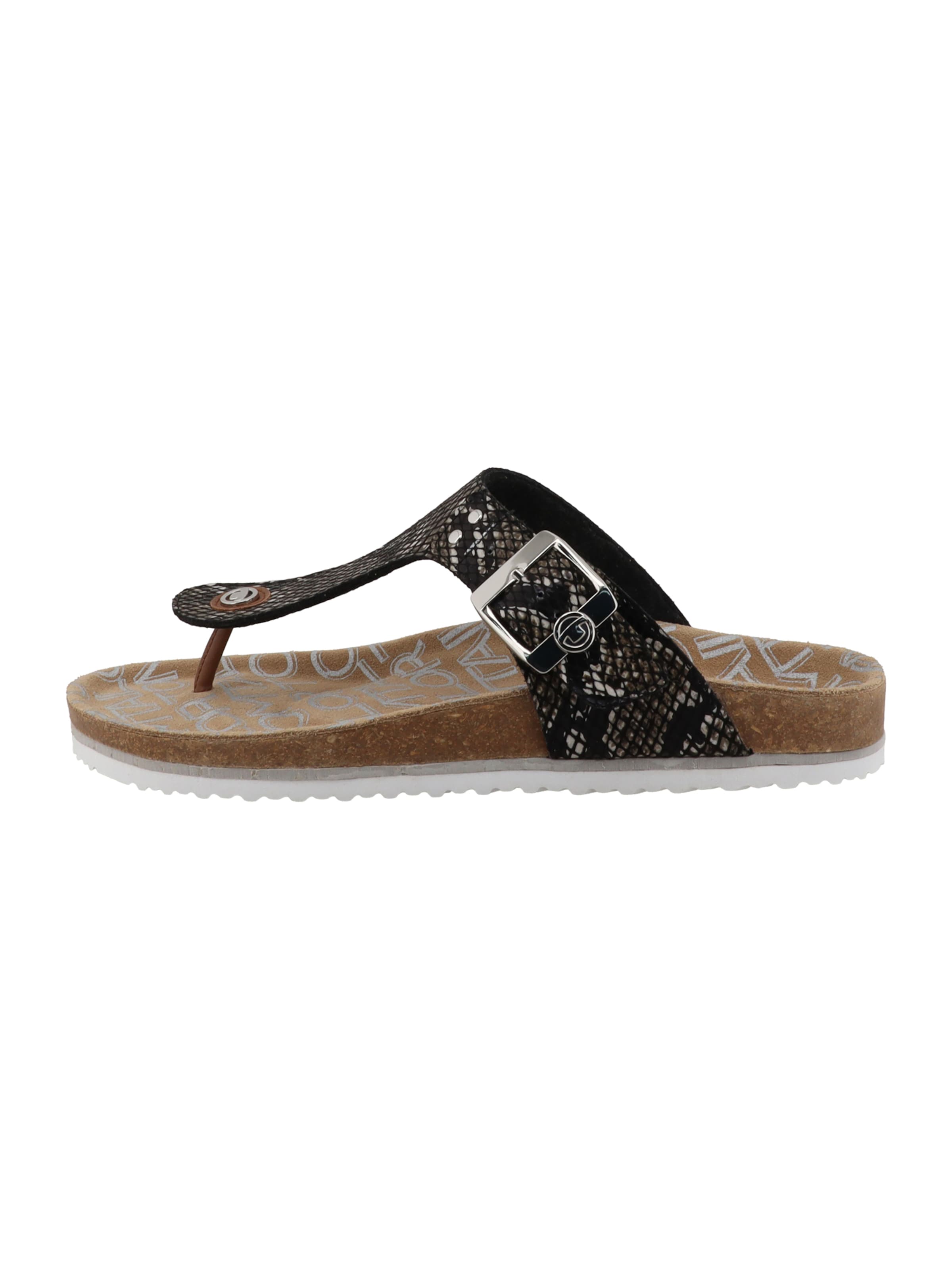 TOM TAILOR Zehentrenner in Schwarz