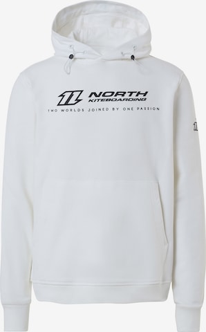 North Sails Sweatshirt in Wit: voorkant