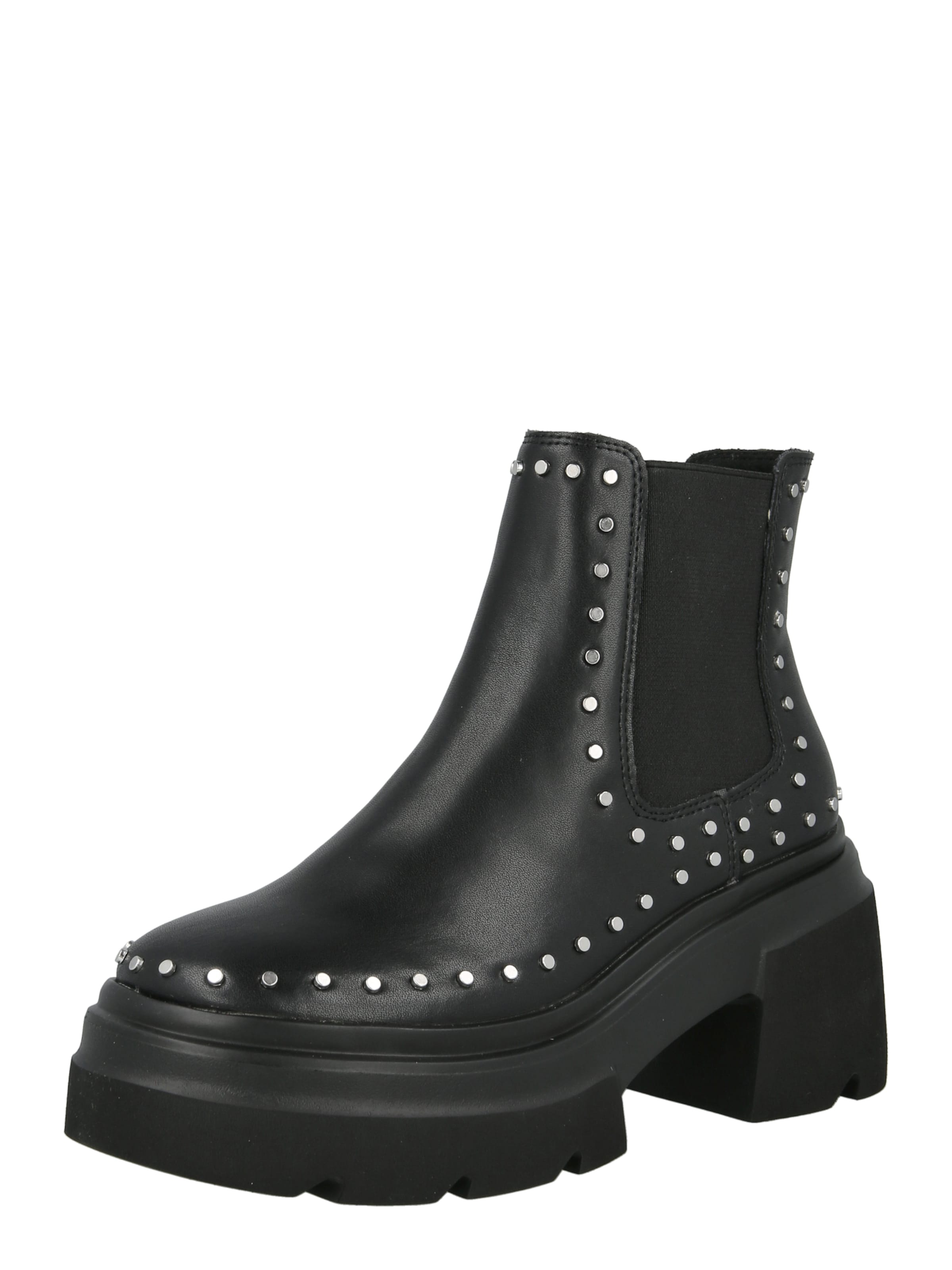 STEVE MADDEN Chelsea Boots 'Bing Bang-S' en noir / argent, Vue avec produit