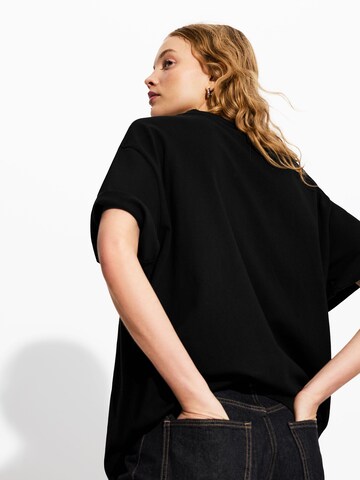 Maglia extra large di Bershka in nero