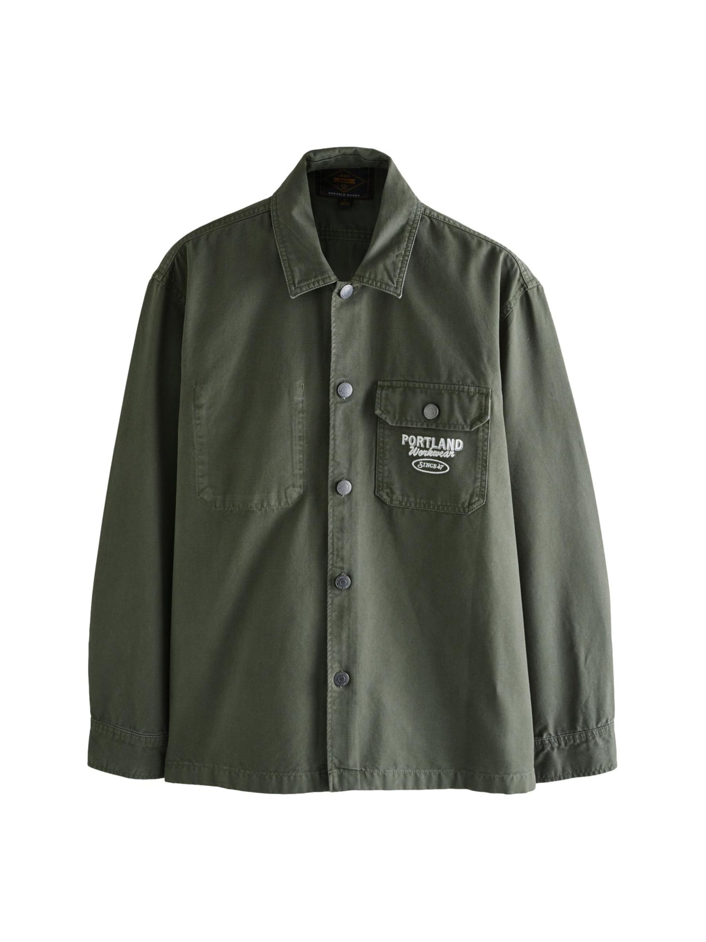 Next Jacke in Grün: Vorderseite