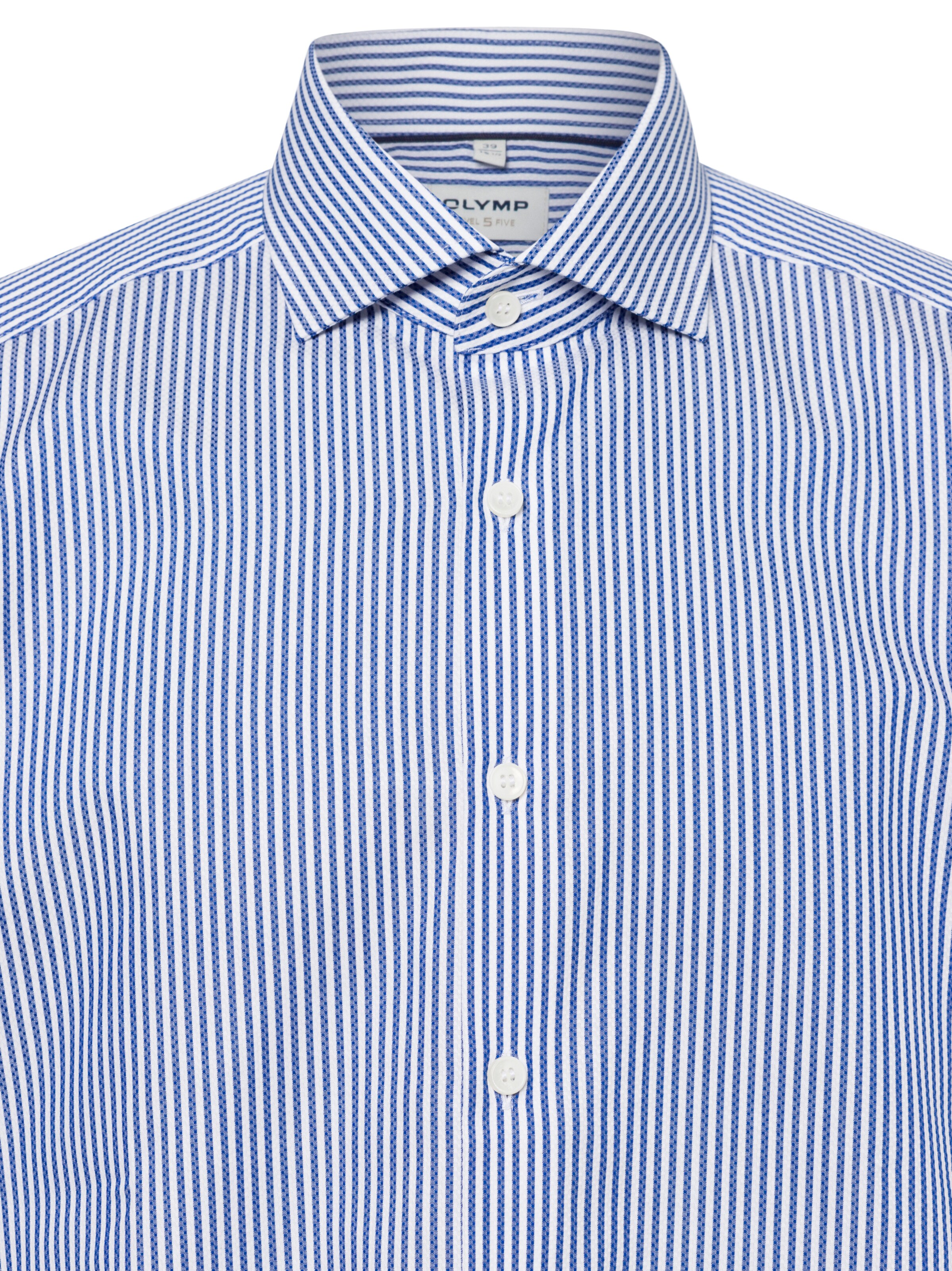 OLYMP Slim Fit Бизнес риза в синьо