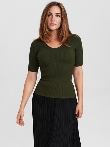 Simply Copenhagen Sweater 'Jessie' in Green: front