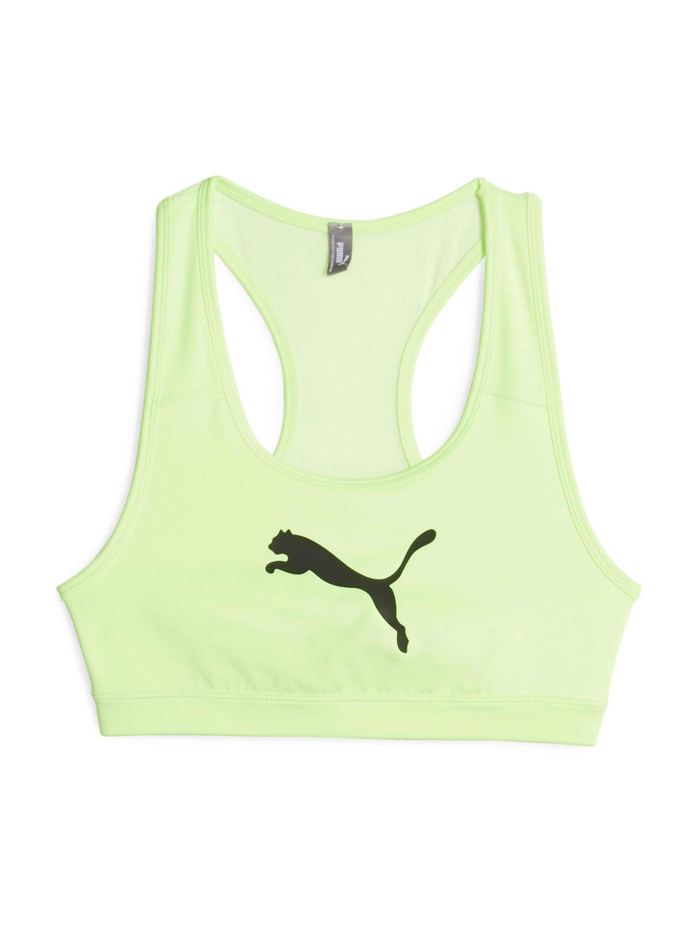 PUMA Bustier Sport bh '4Keeps' in Groen: voorkant