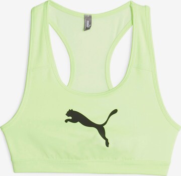 Reggiseno sportivo '4Keeps' di PUMA in verde: frontale