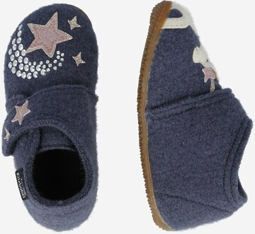 Living Kitzbühel Slippers 'Einhorn & Stern' in Blue