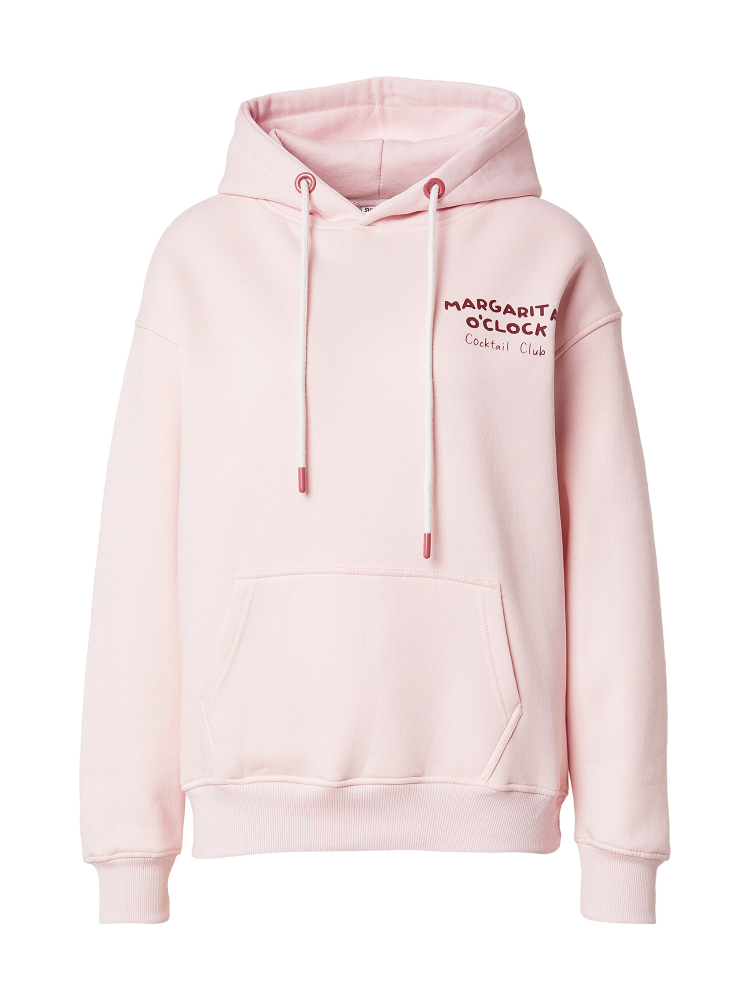 Sweat-shirt Sublevel en rose : devant