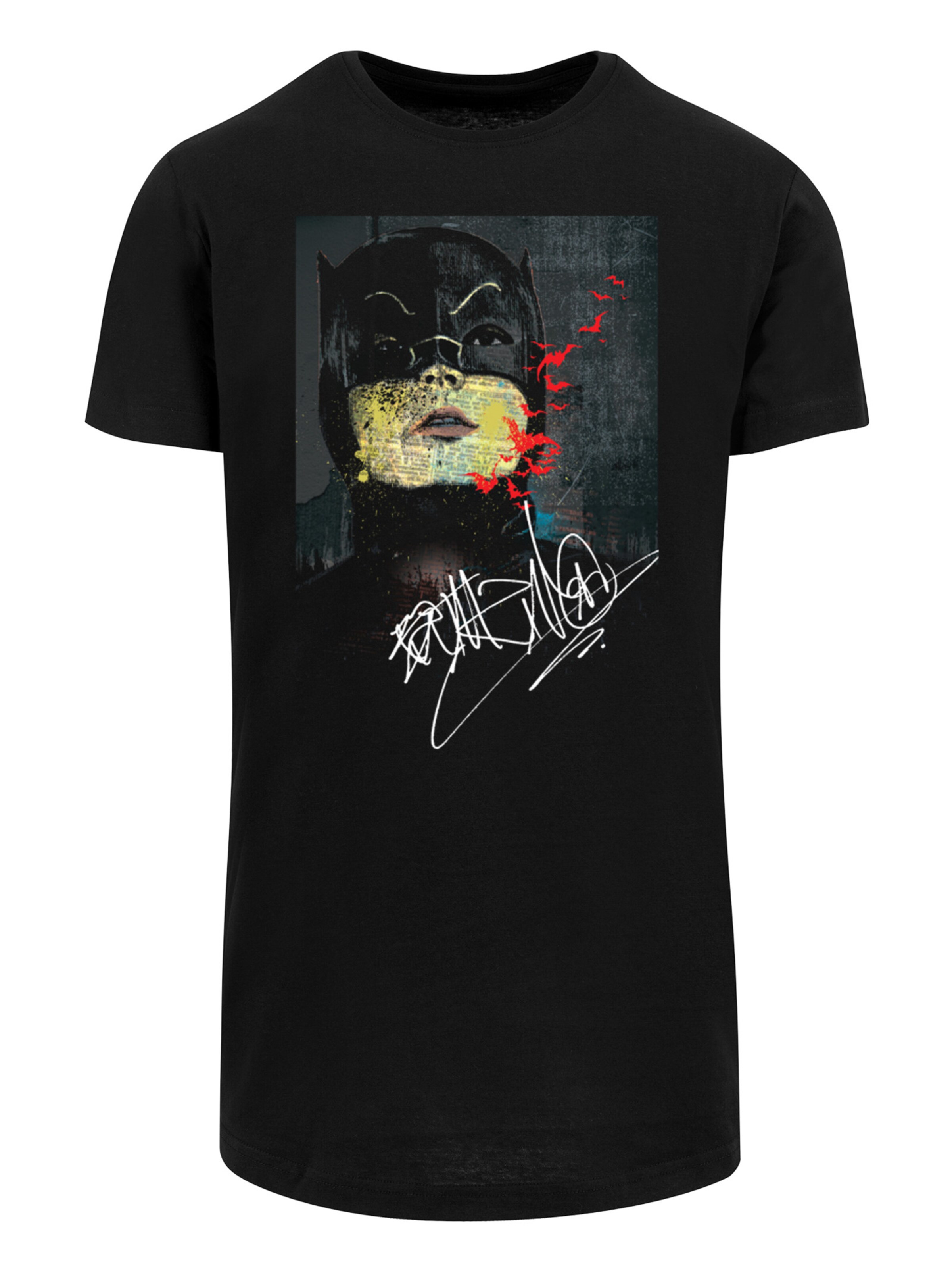 Maglietta 'DC Comics Batman TV Serie Signature Painting' di F4NT4STIC in nero: frontale