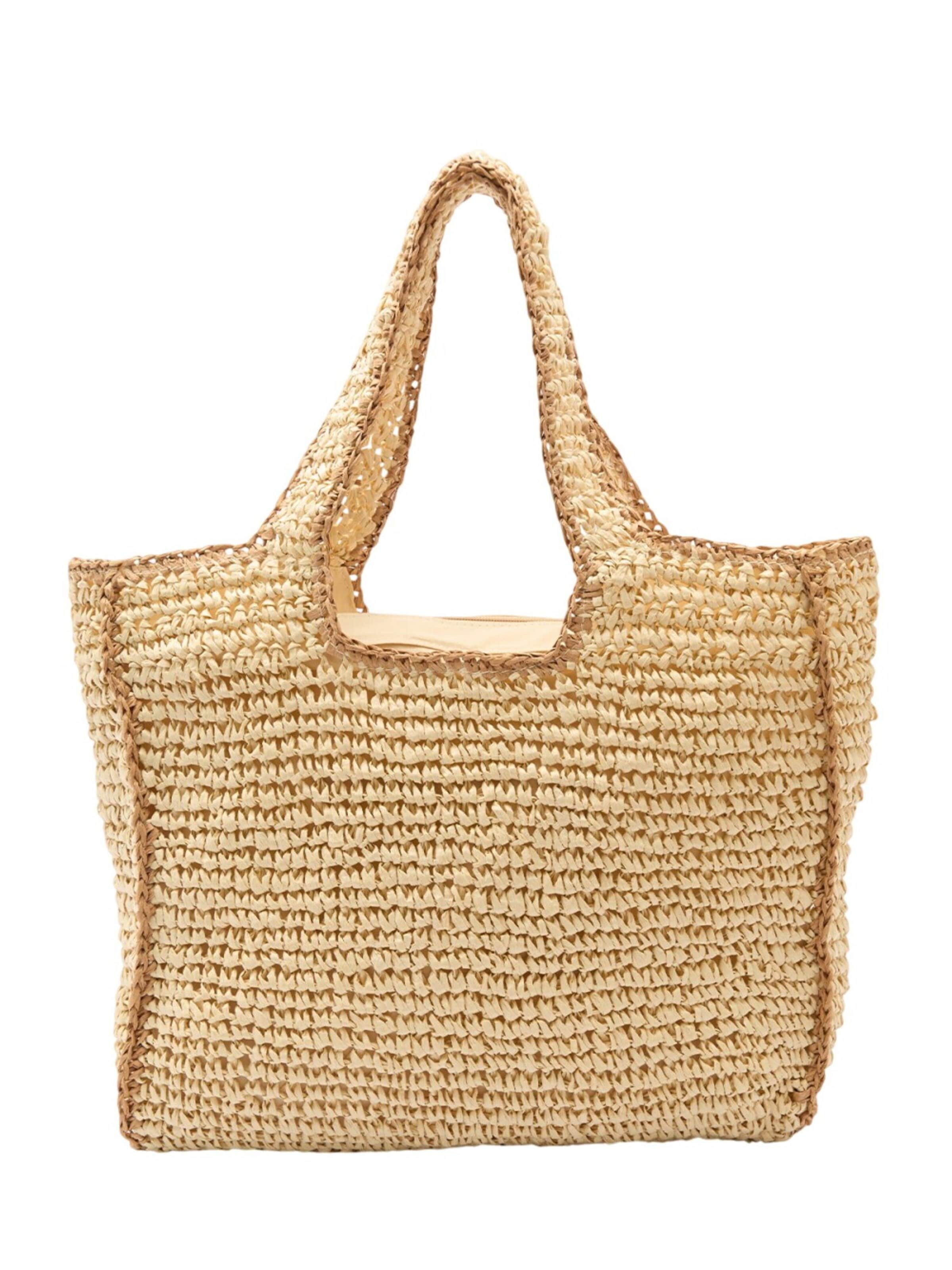MANUKA Shoulder bag in Beige: front
