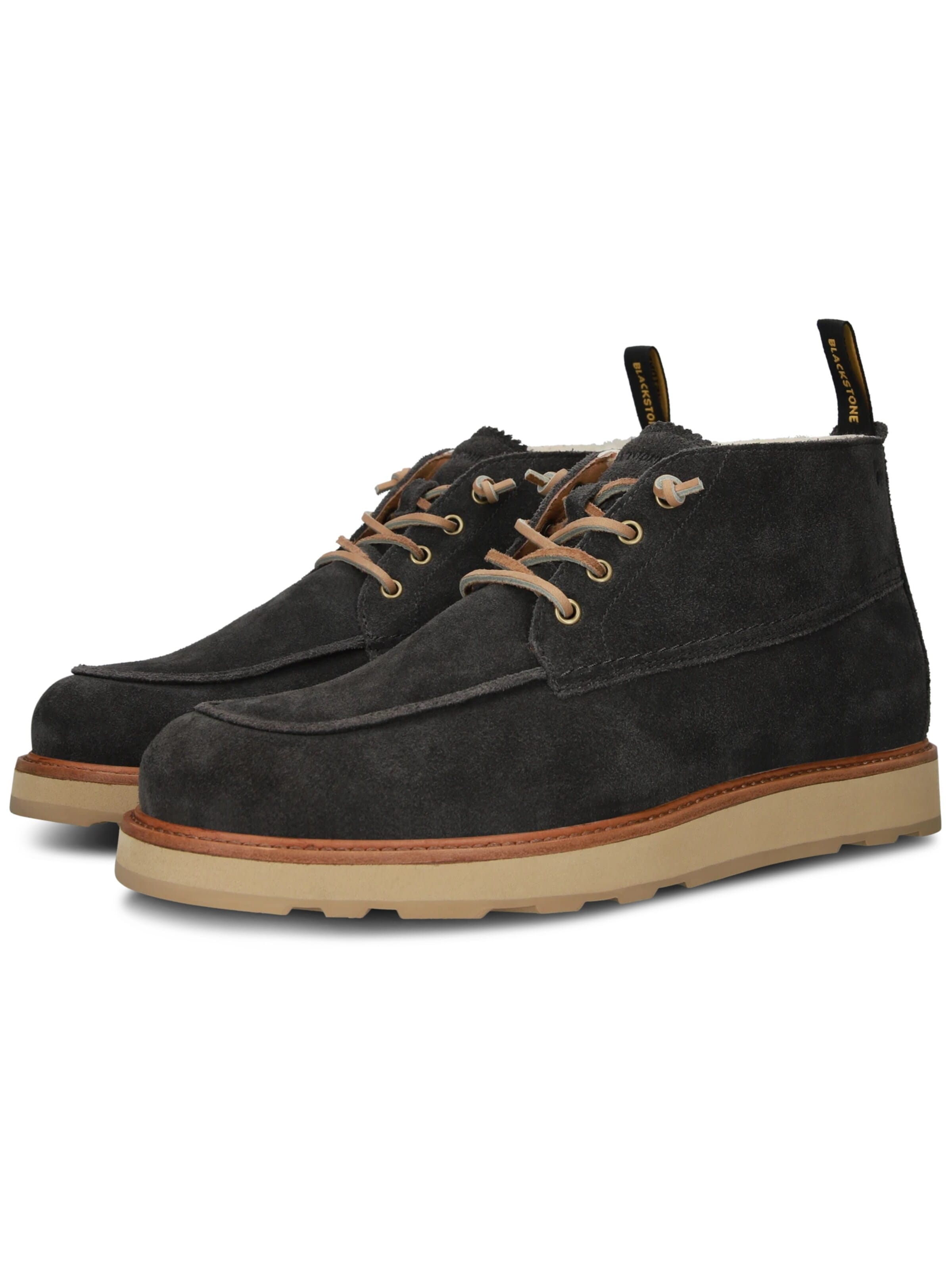 BLACKSTONE - Botas con cordones 'PERIDO ASHER MID' en gris